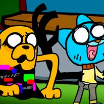Friday Night Funkin' vs Pibby Gumball & Jake